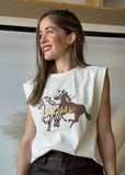 Printed Graphic Shirt With Embroidery