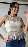 Ecru Lace Blouse