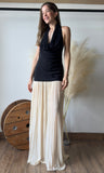 Halter Crepe Maxi