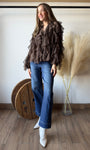 Layered Ruffle Chiffon Blouse