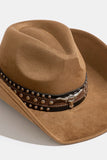 Western Bull Head Strap Cowboy Hat