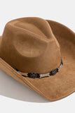 Western Engraved Buckle Belt Cowboy Hat