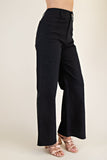 High-waist Straight Pants