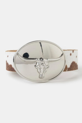 Longhorn Buckle Western Belt