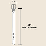 Western Concho Accent Faux Leather Belt