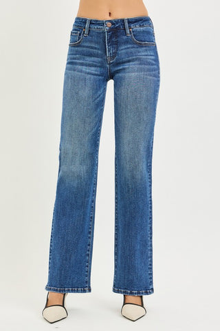 Low Rise Bootcut Jeans