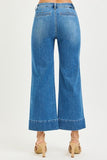 High Rise Crop Wide Front Pocket