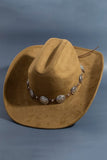Round Concho Disc Belt Western Hat