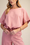 Asymmetrical Hem Adjustable Ties Top