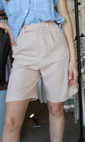 Linen Bermuda Shorts