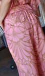 Floral Print Elastic Waist Palazzo Pants