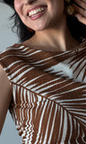 Print Texture Knit Top