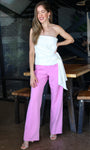 Draped Bustier Top