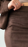 Suede Skirt
