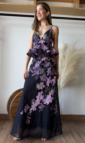 Night Bloom Maxi Dress