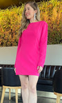 Rhinestone Pink Dress