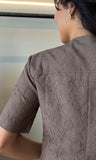 Texture Wrinkle Effect Top