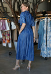Indigo Button Down Dress