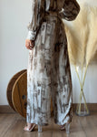 Marble Print Pants