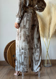 Marble Print Pants