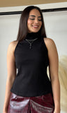Turtleneck Ribbed Top