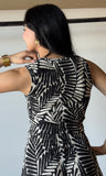 Sleeveless Print Top