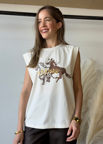 Printed Graphic Shirt With Embroidery