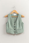 Tailored Button-down Vest