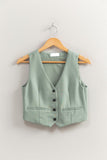 Tailored Button-down Vest