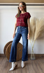 Stripe Button Down Knit Cardigan