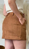 Suede Mini Skirt