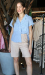 Linen Bermuda Shorts