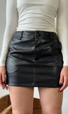 Leather Mini Skirt