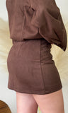 Suede Skirt