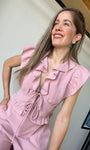 Ruffle Sleeve Blouse