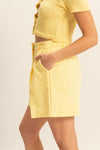 High Waist Pleated Chic Shorts