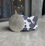 Circular Animal Print Belt