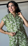 Print Linen Effect Shirt