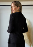 Textured Knit Eyelet Tie Top