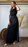 Black Satin Dress