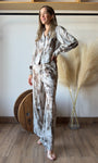 Marble Print Pants