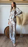 Marble Print Pants