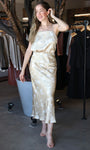 Rhinestone Strap Satin Top