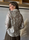 Embroided Button Blouse
