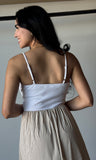 Striped Cami Long Dress