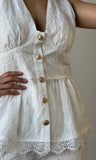 Embroided Vest Top