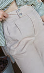 Linen Cropped Pants